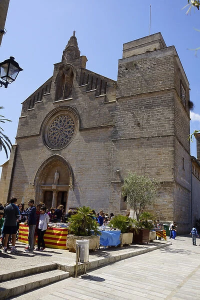 Alcudia, Mallorca, Spain, - Sant Jaume Church