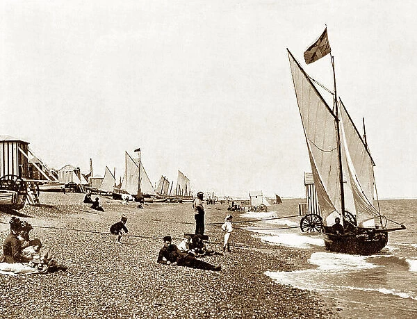 Aldeburgh Beach, early 1900s