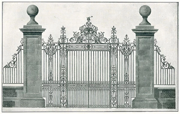 Aldenham House Gates, Elstree