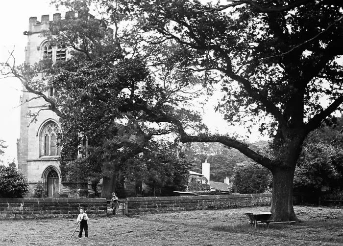 Framed Print : Alderley Church, Cheshire, Victorian period Framed Print : Alderley Church, Cheshire, Victorian period