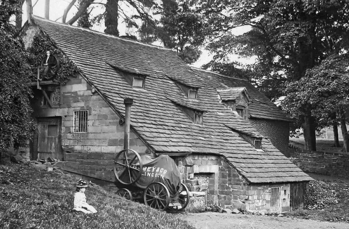 Framed Print : Alderley Old Mill Victorian period Framed Print : Alderley Old Mill Victorian period