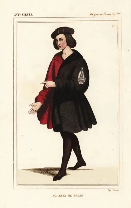 Framed Print : Alderman of Paris, Echevin de Paris, reign of King Francis I Framed Print : Alderman of Paris, Echevin de Paris, reign of King Francis I