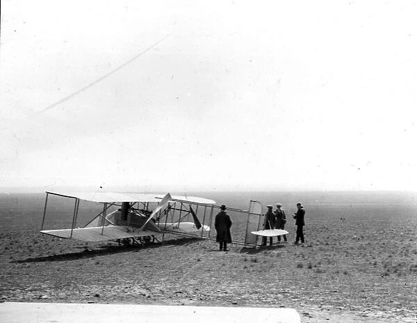 Alec Ogilvies Wright biplane in 1912