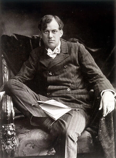Aleister Crowley (1875 - 1947), poet, mountaineer, occultist, named by his mother The Great Beast