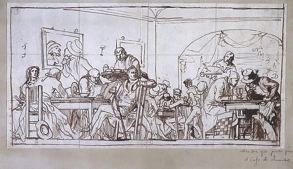ALENZA y NIETO, Leonardo (1807-1845). Caf頤e