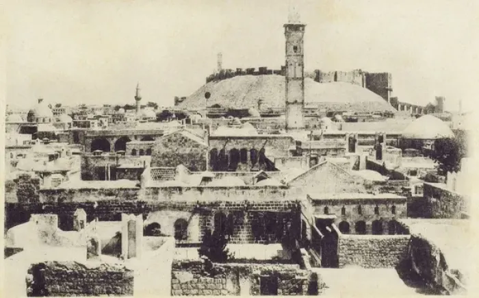 Framed Print : Aleppo, Syria - View over the rooftops toward the Citadel Framed Print : Aleppo, Syria - View over the rooftops toward the Citadel