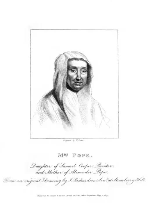 Framed Print : Alex. Popes Mother Framed Print : Alex. Popes Mother