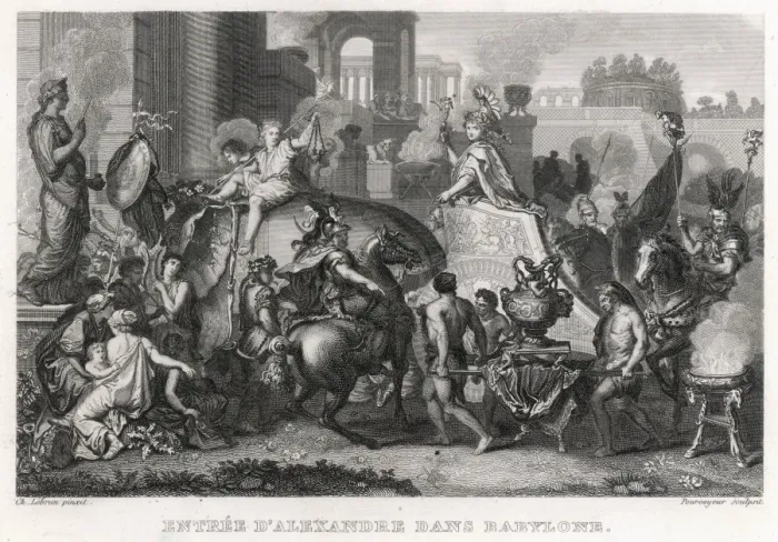 Framed Print : Alexander in Babylon Framed Print : Alexander in Babylon