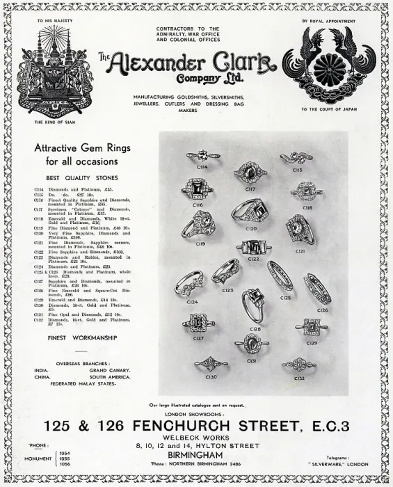 Framed Print : The Alexander Clark Company Advertisement Framed Print : The Alexander Clark Company Advertisement