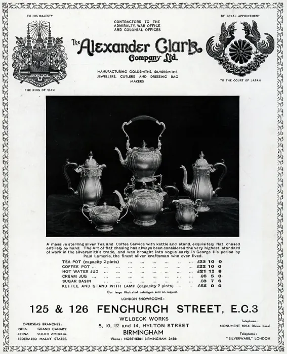 Framed Print : The Alexander Clark Company Advertisement Framed Print : The Alexander Clark Company Advertisement