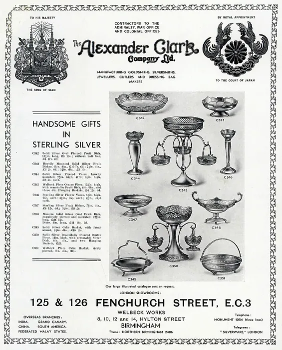 Framed Print : The Alexander Clark Company Advertisement Framed Print : The Alexander Clark Company Advertisement