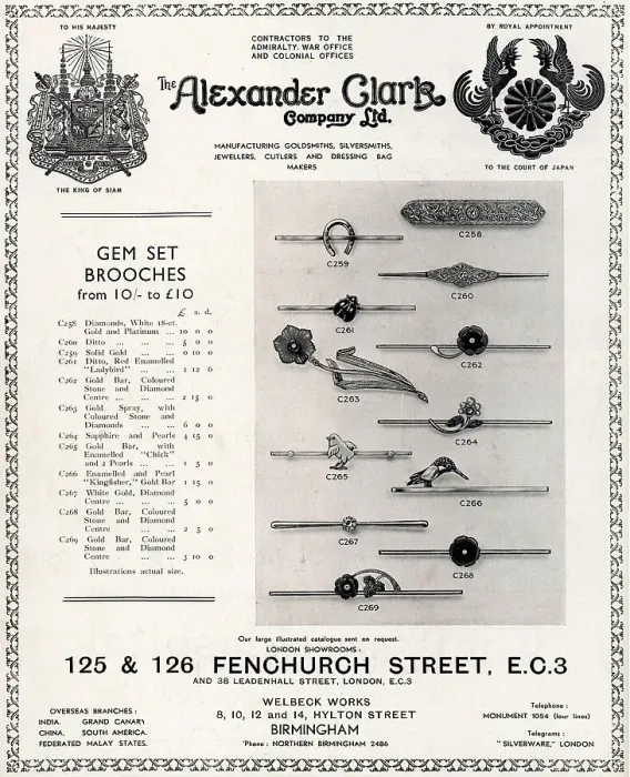 Framed Print : The Alexander Clark Company Advertisement Framed Print : The Alexander Clark Company Advertisement