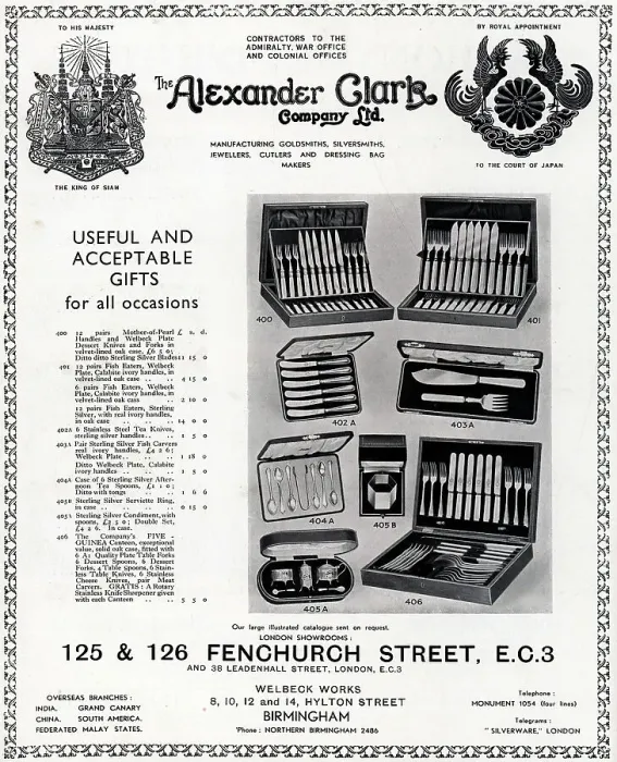 Framed Print : The Alexander Clark Company Advertisement Framed Print : The Alexander Clark Company Advertisement