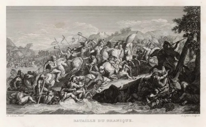 Framed Print : Alexander at Granicus Framed Print : Alexander at Granicus
