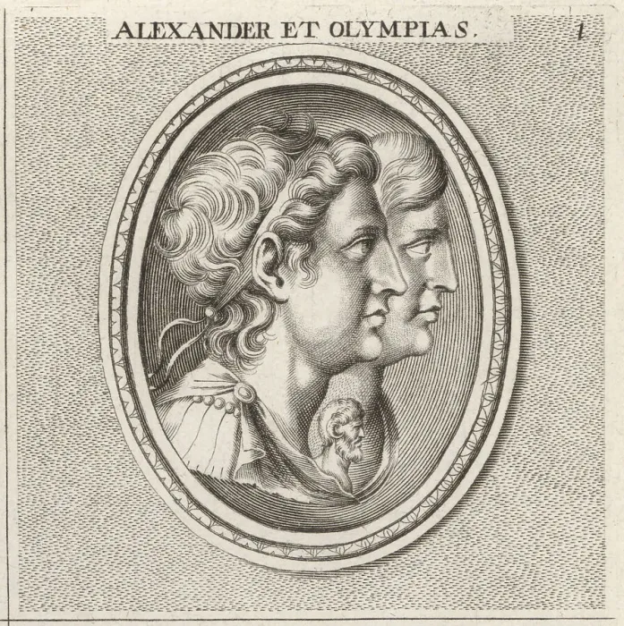 Framed Print : Alexander the Great and his mother Olympias Framed Print : Alexander the Great and his mother Olympias