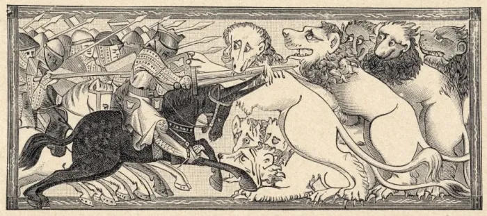 Framed Print : Alexander & Monsters 1