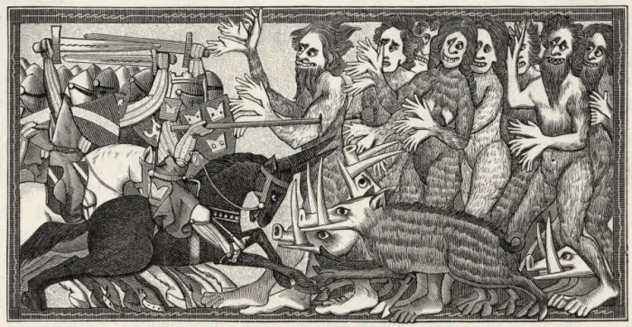 Framed Print : Alexander & Monsters 5