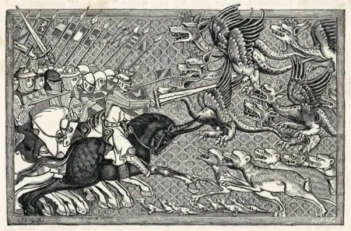 Framed Print : Alexander & Monsters 7