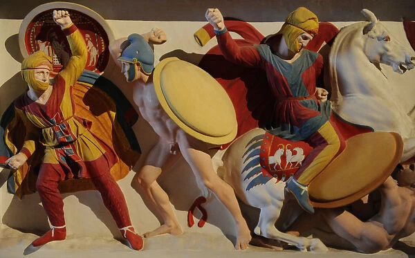 Alexander Sarcophagus. 4th century BC. Color reconstruction