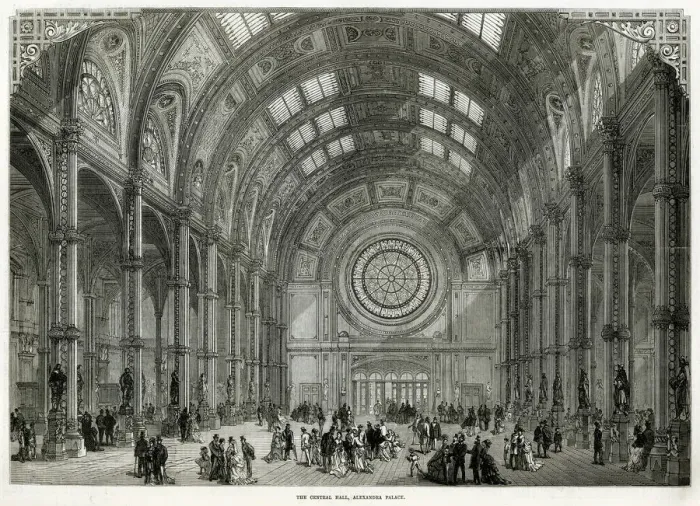 Framed Print : Alexandra Palace 1875 Framed Print : Alexandra Palace 1875