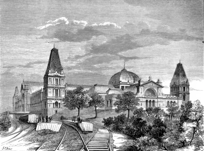Framed Print : The Alexandra Palace, 1875 Framed Print : The Alexandra Palace, 1875