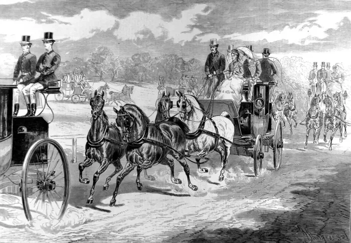 Framed Print : The Alexandra Park Horse Show, London, 1875 Framed Print : The Alexandra Park Horse Show, London, 1875