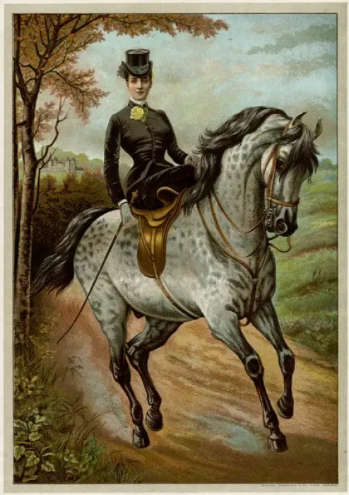 Framed Print : Alexandra out Riding Framed Print : Alexandra out Riding