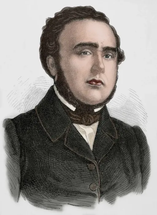 Framed Print : Alexandre Auguste Ledru-Rollin (1807-1874). Colored engravin Framed Print : Alexandre Auguste Ledru-Rollin (1807-1874). Colored engravin