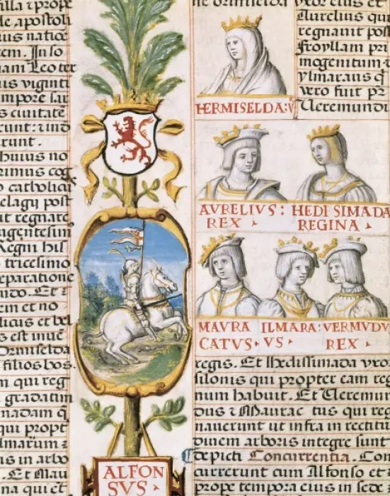 Framed Print : Alfonso II of Asturies, called The Chaste (759-842) Framed Print : Alfonso II of Asturies, called The Chaste (759-842)