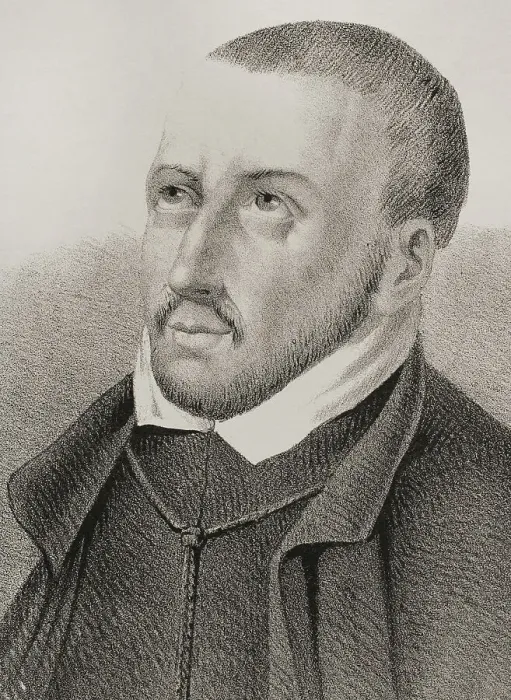 Framed Print : Alfonso de Villegas (1533-1603), known as Selvago