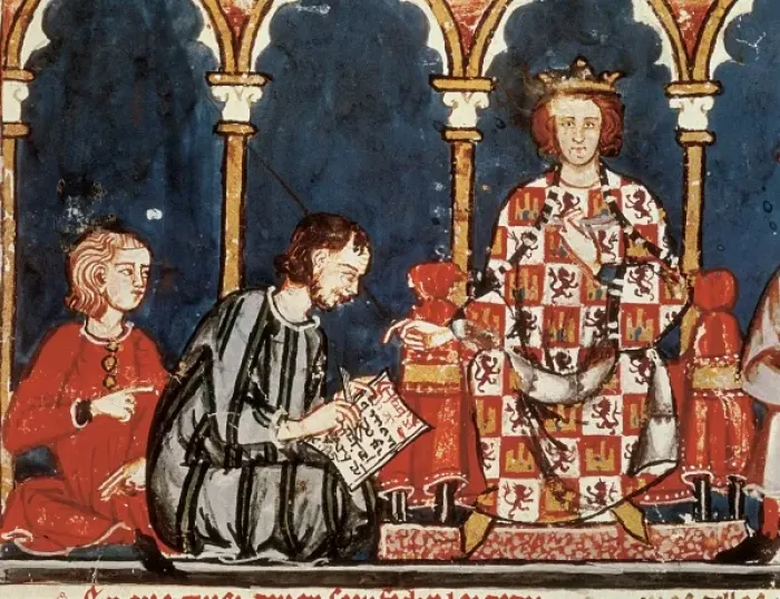 Framed Print : Alfonso X, called The Wise (1221-1284) Framed Print : Alfonso X, called The Wise (1221-1284)
