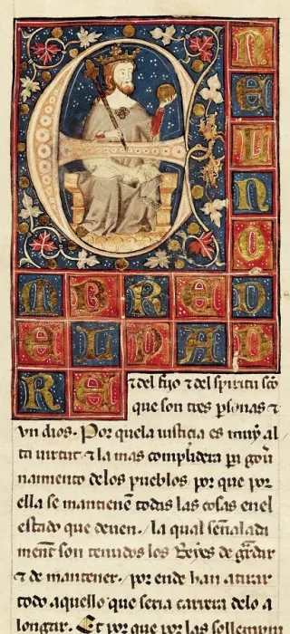 Framed Print : Alfonso X, called The Wise (1221-1284) Framed Print : Alfonso X, called The Wise (1221-1284)