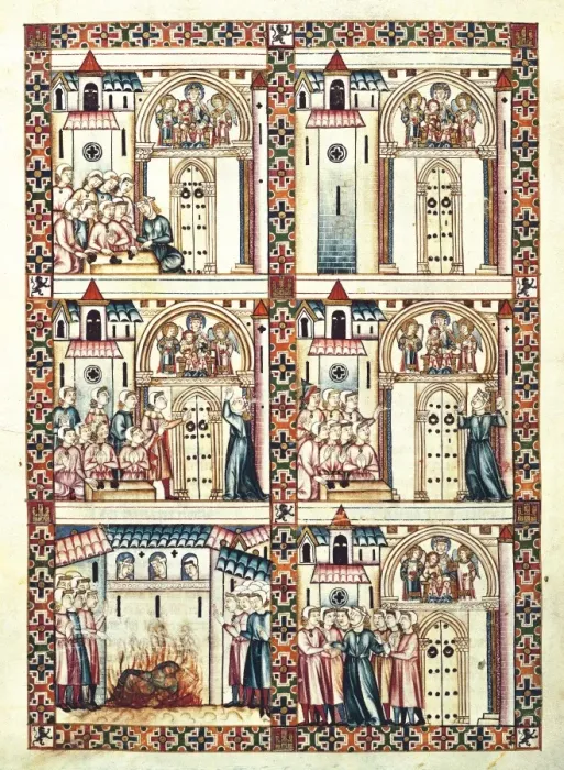 Framed Print : Alfonso X, called The Wise (1221-1284). Cantigas Framed Print : Alfonso X, called The Wise (1221-1284). Cantigas