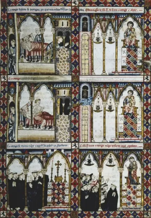 Framed Print : Alfonso X, called The Wise (1221-1284). Cantigas Framed Print : Alfonso X, called The Wise (1221-1284). Cantigas