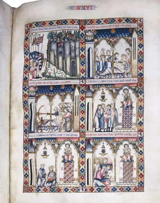 Framed Print : Alfonso X, called The Wise (1221-1284). Cantigas Framed Print : Alfonso X, called The Wise (1221-1284). Cantigas