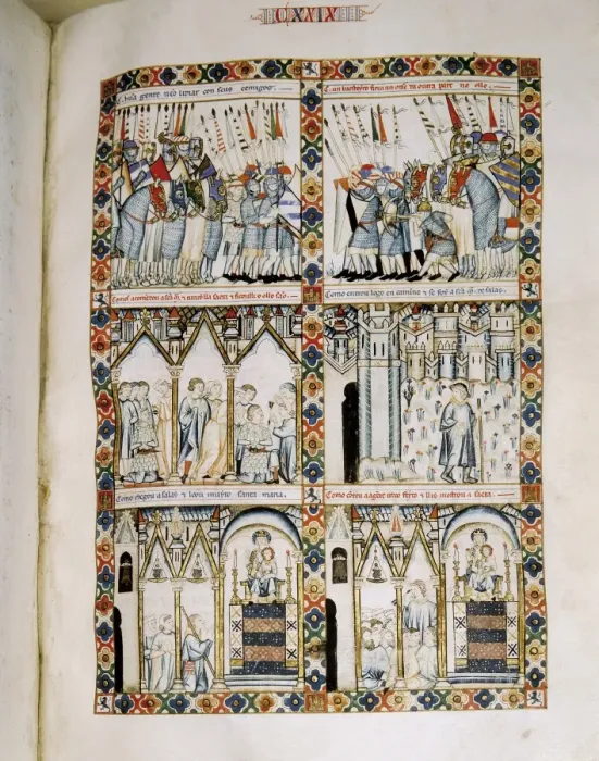 Framed Print : Alfonso X, called The Wise (1221-1284). Cantigas Framed Print : Alfonso X, called The Wise (1221-1284). Cantigas
