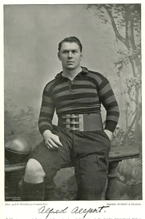 Framed Print : Alfred Allport, England Rugby International player Framed Print : Alfred Allport, England Rugby International player