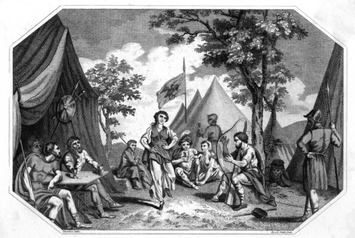 Framed Print : Alfred in the Danish camp Framed Print : Alfred in the Danish camp