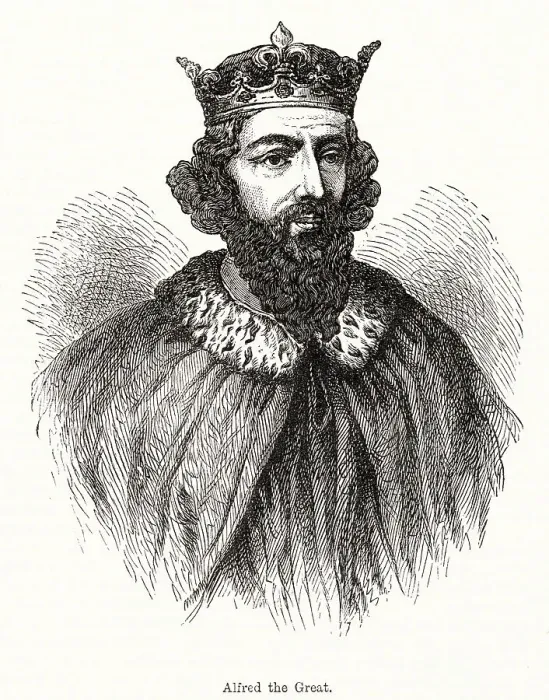 Framed Print : Alfred the Great (848 / 49 - 899), king of the West Saxons from 871 to c. 886 and king of the Anglo-Saxons from c. 886 to 899 Framed Print : Alfred the Great (848 / 49 - 899), king of the West Saxons from 871 to c. 886 and king of the Anglo-Saxons from c. 886 to 899
