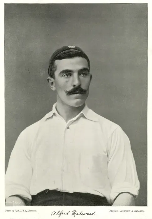 Framed Print : Alfred Milward, Everton and England football player Framed Print : Alfred Milward, Everton and England football player