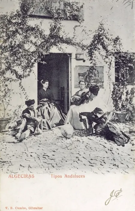 Framed Print : Algeciras, Spain - Andalucian Folk at home Framed Print : Algeciras, Spain - Andalucian Folk at home