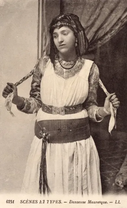 Framed Print : Algeria - Moorish Dancer Framed Print : Algeria - Moorish Dancer