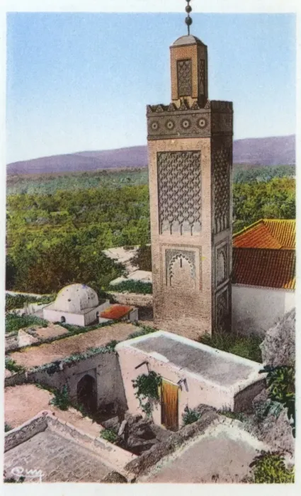 Framed Print : Algeria - Tlemcen - Minaret of Sidi Boumediene Mosque Framed Print : Algeria - Tlemcen - Minaret of Sidi Boumediene Mosque