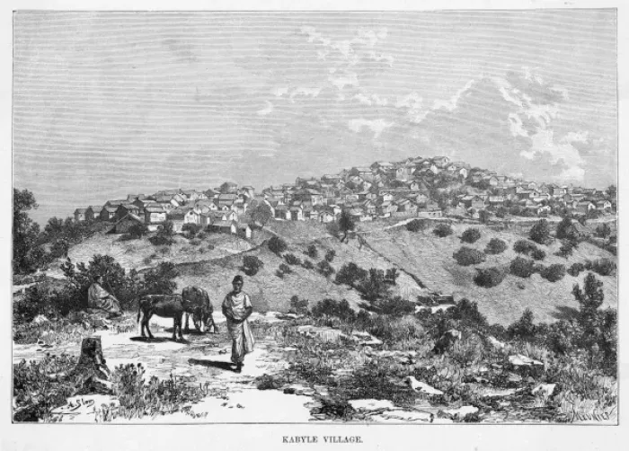 Framed Print : Algeria Village Framed Print : Algeria Village