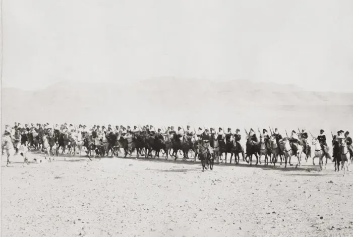Framed Print : Algerian cavalry, mounted on their horses Algeria Framed Print : Algerian cavalry, mounted on their horses Algeria