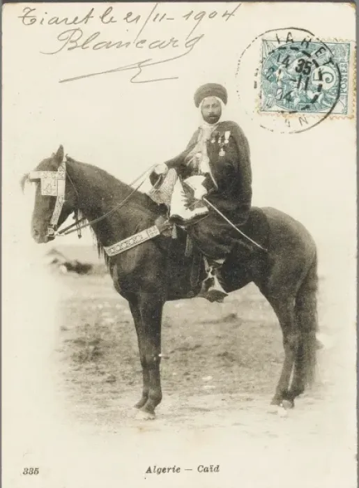 Framed Print : Algerian Chief on horseback Framed Print : Algerian Chief on horseback