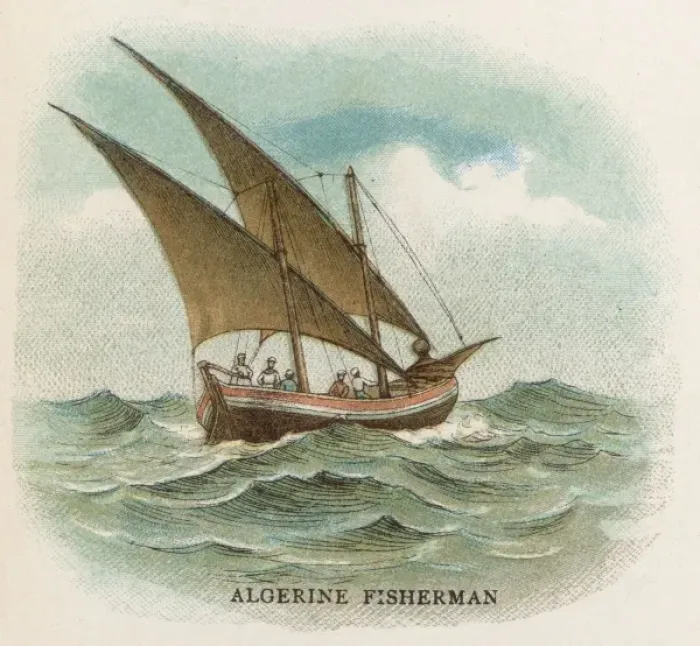 Framed Print : Algerian Fishing Boat Framed Print : Algerian Fishing Boat