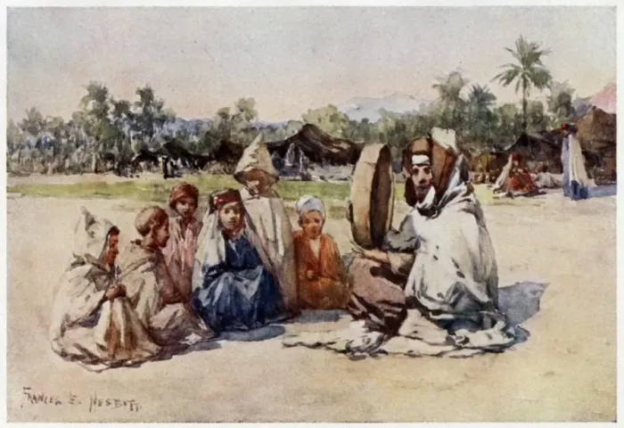 Framed Print : Algerian Story-Teller Framed Print : Algerian Story-Teller