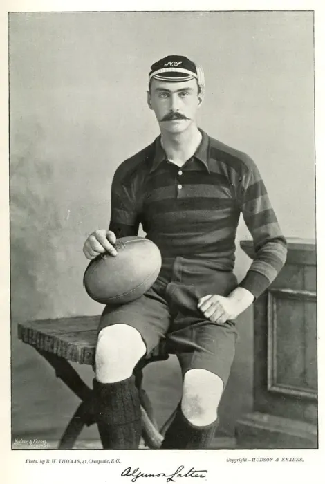 Framed Print : Algernon Latter, Rugby player and Cricketer Framed Print : Algernon Latter, Rugby player and Cricketer