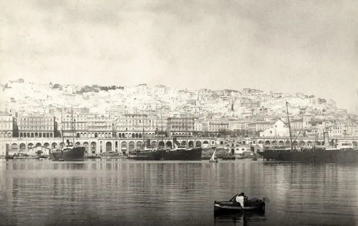 Framed Print : Algiers Algeria, view of the port Framed Print : Algiers Algeria, view of the port